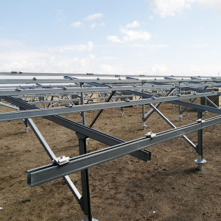 Hot-Dip Galvanized Steel Ground Solar Mounting System*